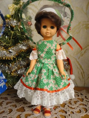 Кукла - лялька немецкая, ГДР, 35 см