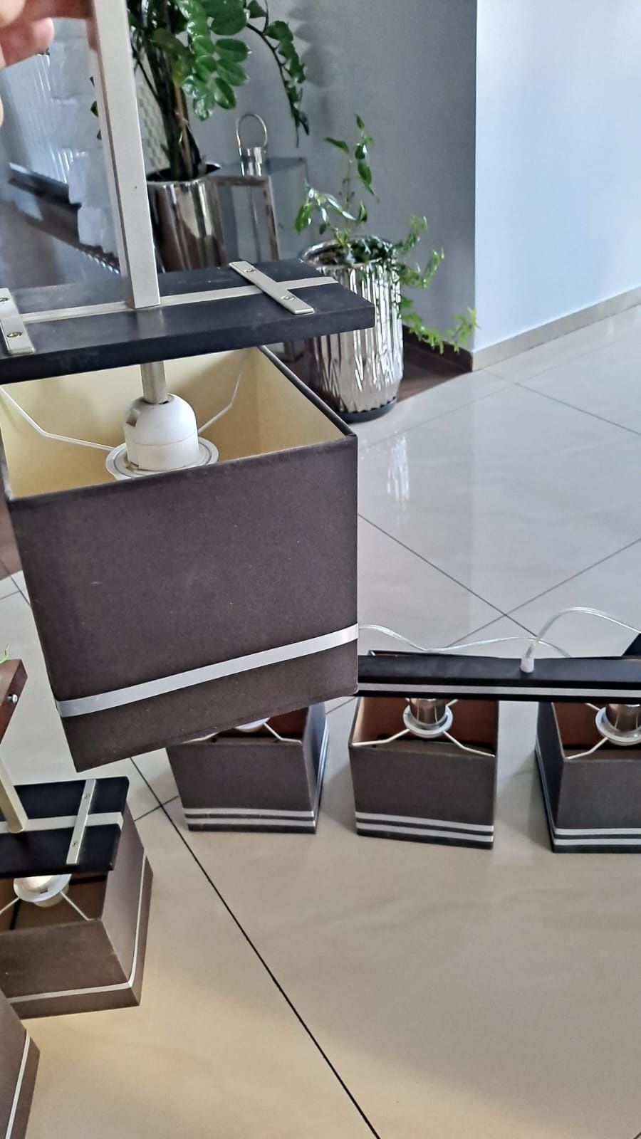Komplet lamp sufitowych / oświetlenie sufitowe - 4 sztuki
