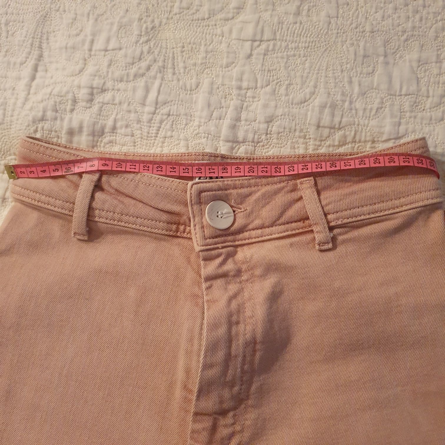 Spodnie dzwony jeans Zara