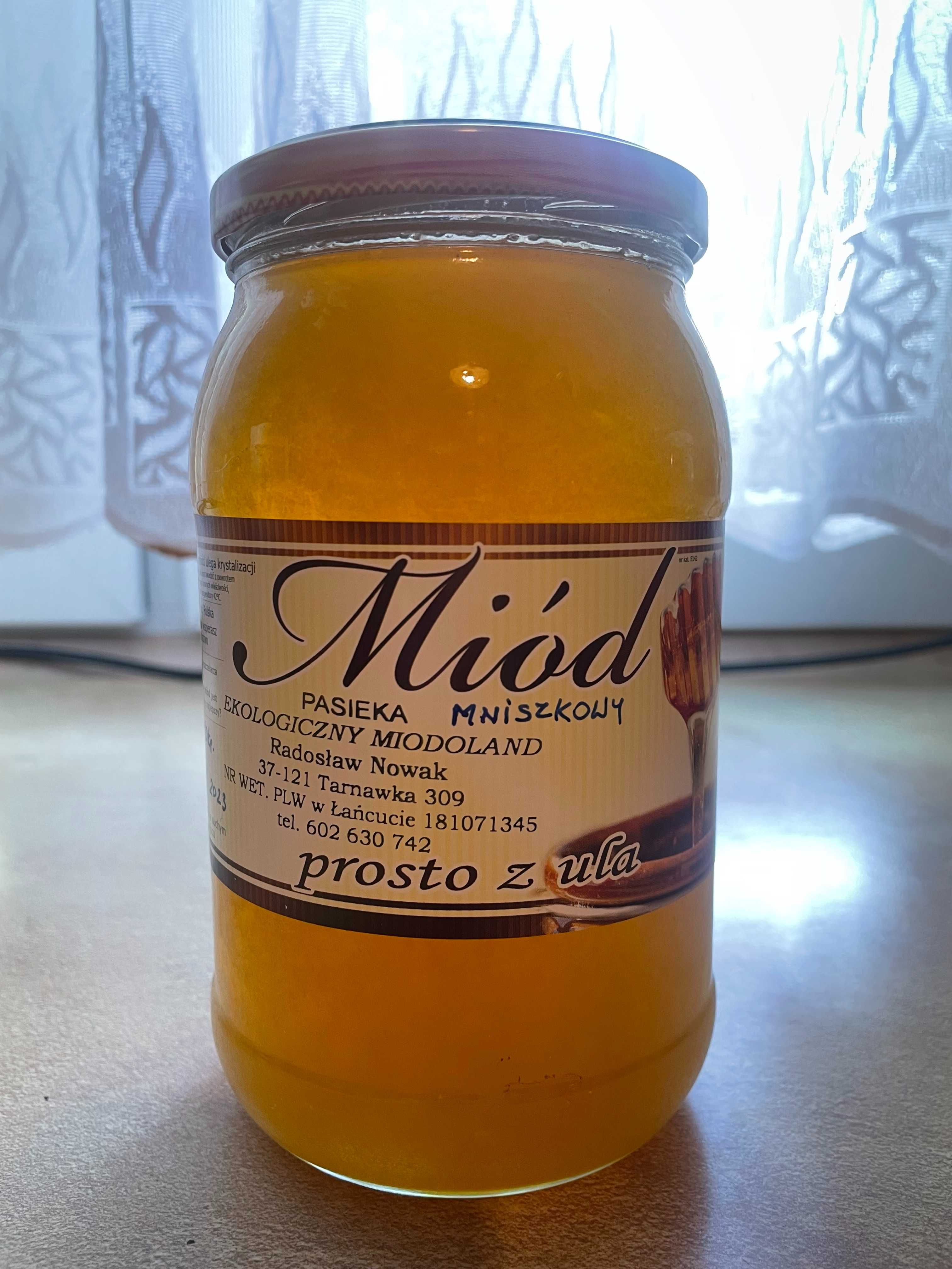 Sprzedam miód z ekologicznej pasieki.