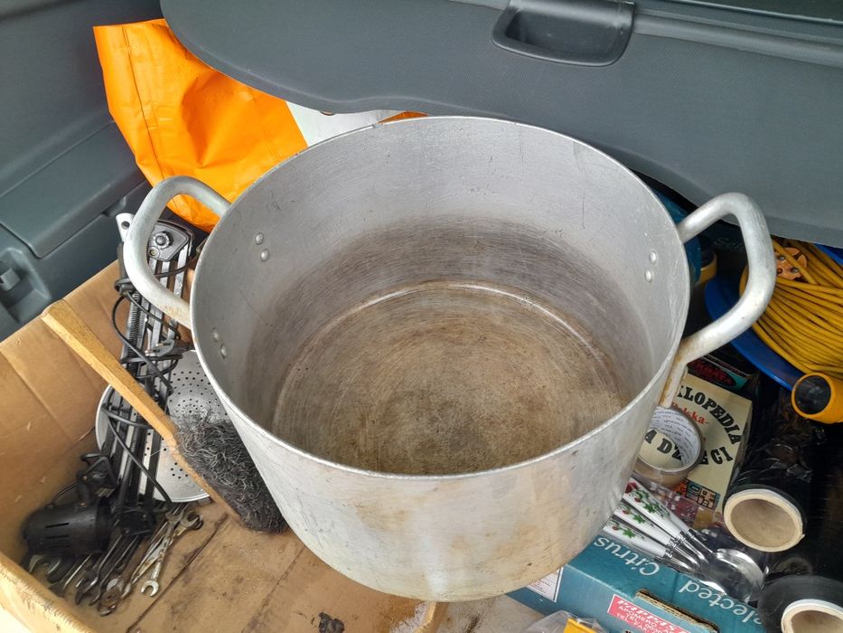 Duzy gar aluminiowy prl