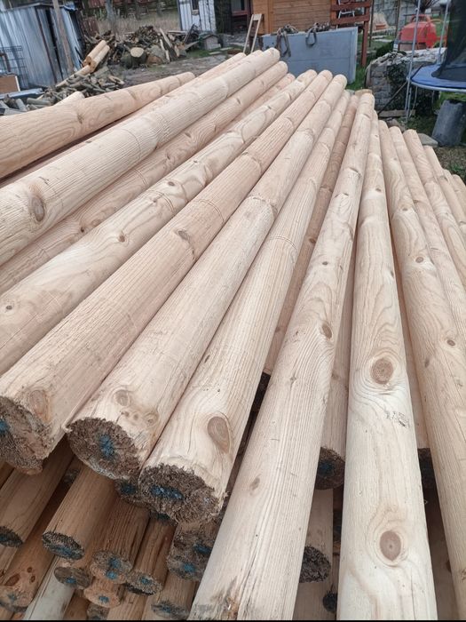 Wałki drewniane toczone kołki 8x260