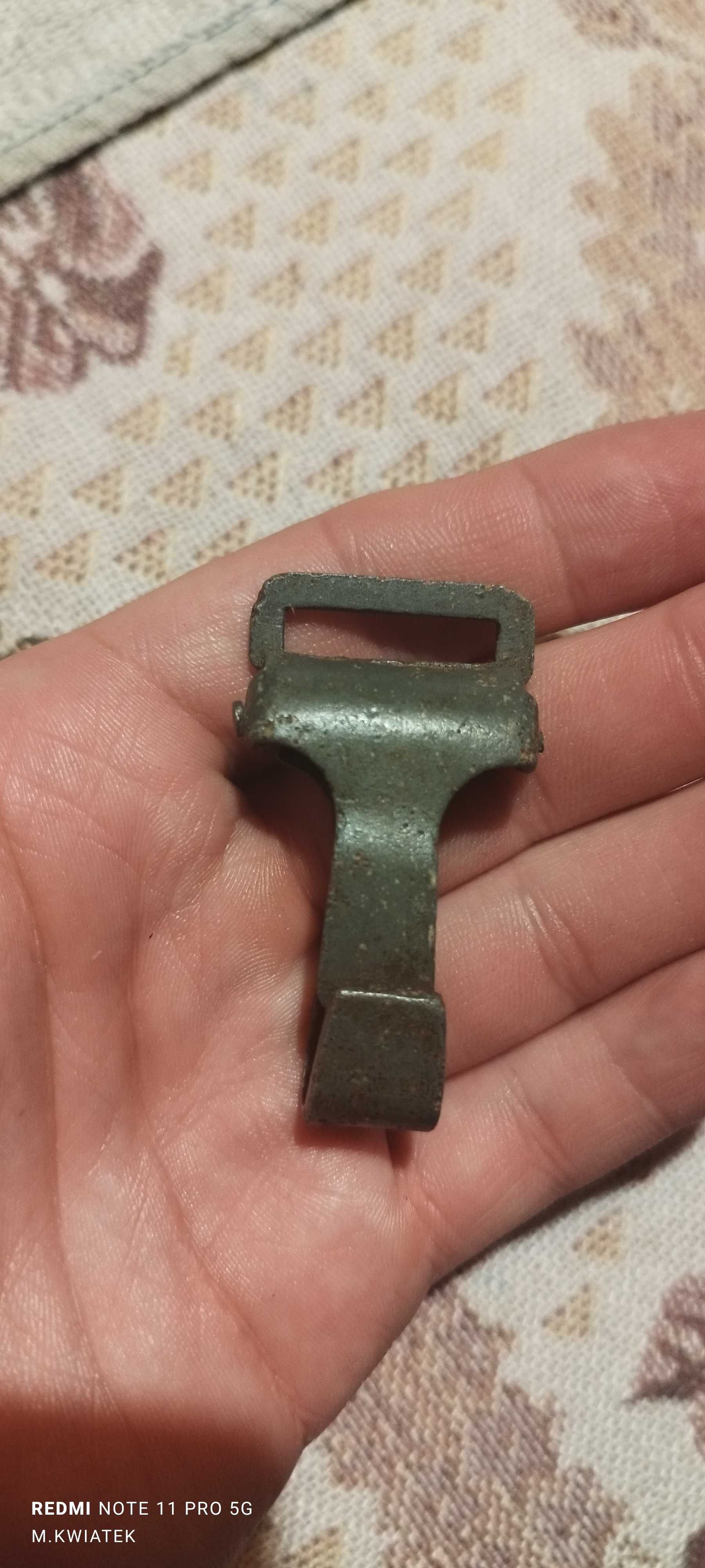 Karabińczyk zapinka do szabli dagger Wehrmacht SS hak II wojna !