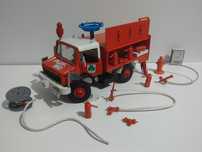 stara zabawka PRL Mercedes Unimog straż GDR DDR stare zabawki czz