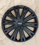 Колпаки на колеса Giga Black черные. Ковпаки Гіга чорні