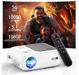 Projektor XIWBSY Bluetooth Full HD 1080p,180", 5G WiFi