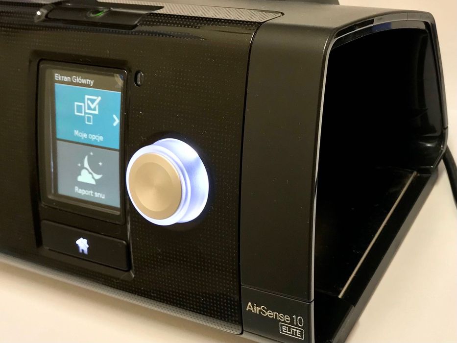 ResMed AirSense 10 Elite Aparat do BEZDECHU SENNEGO jak NOWY komplet