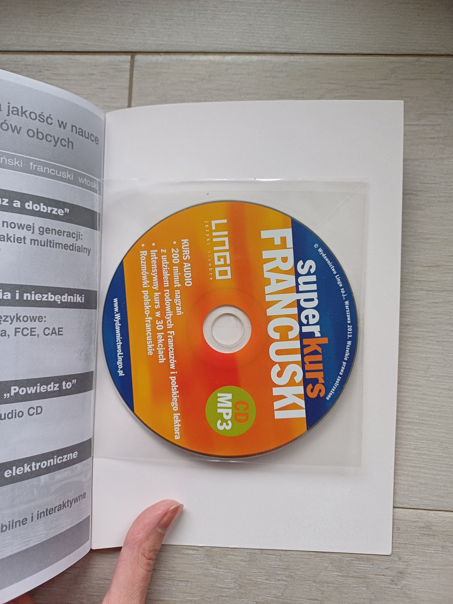 Podręcznik - Super kurs Francuski +cd