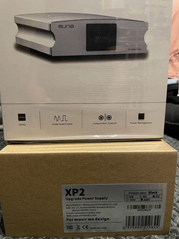 Zegar Aune XC1 plus zasilacz Aune XP2