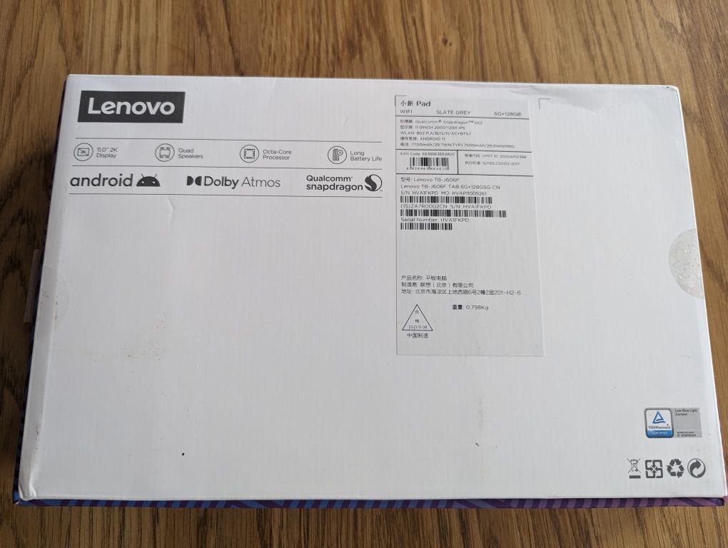 Tablet Lenovo TAB P11 6/128 11 cali