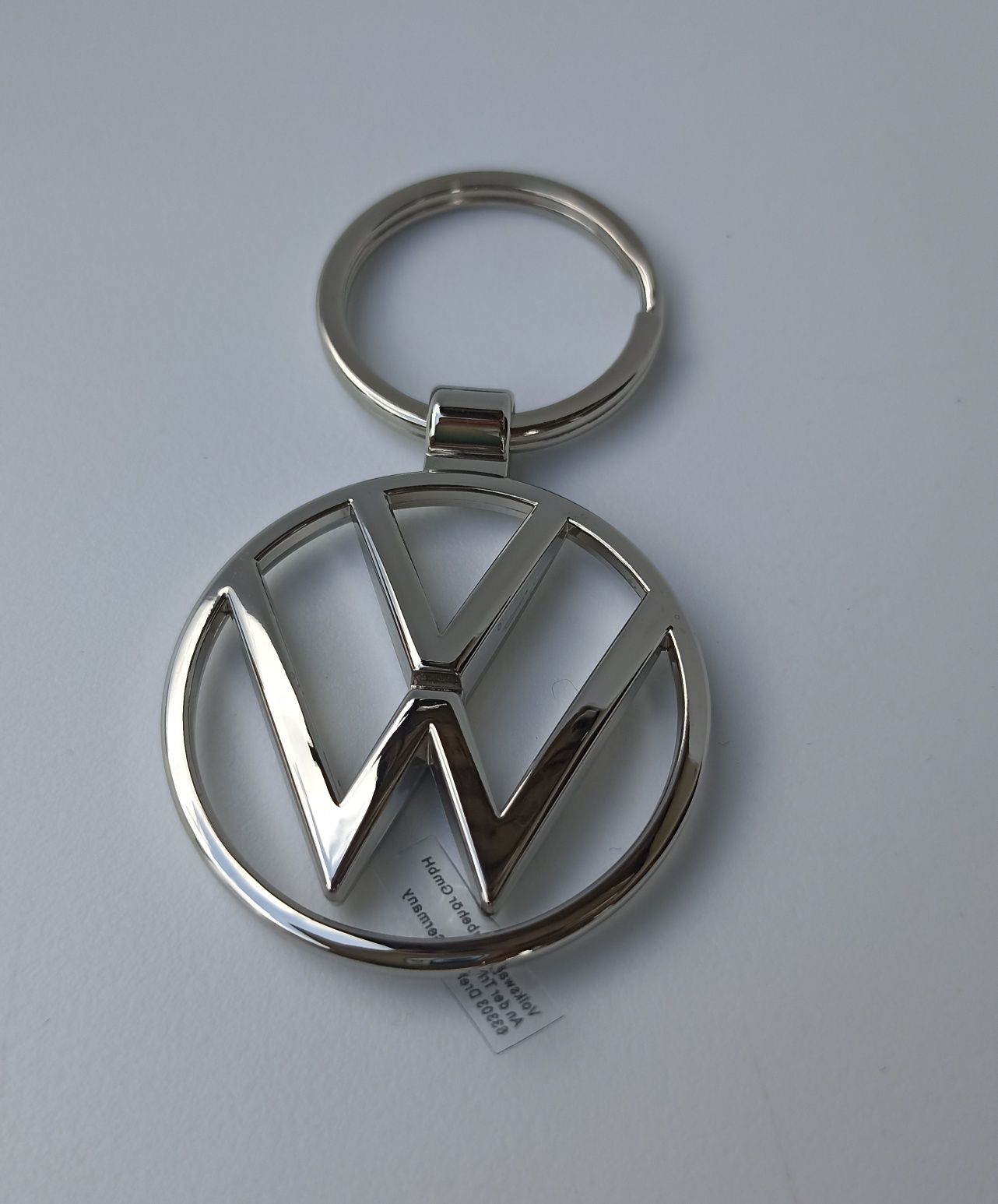 Брелок Volkswagen Оригінал, логотип Фольксваген,