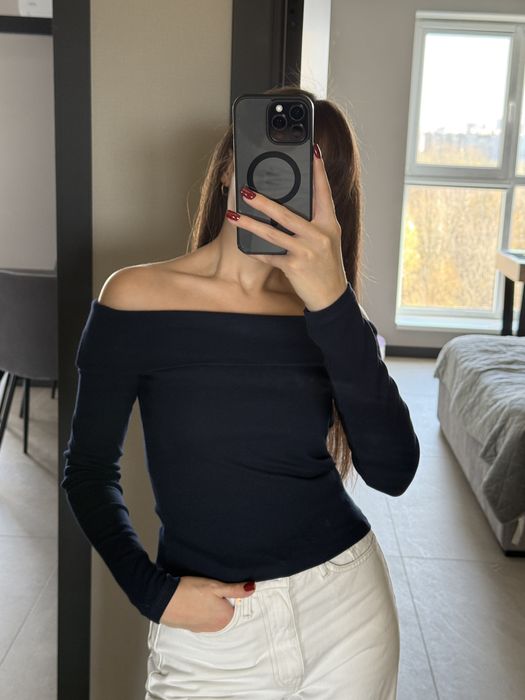 Лонг синій Stradivarius