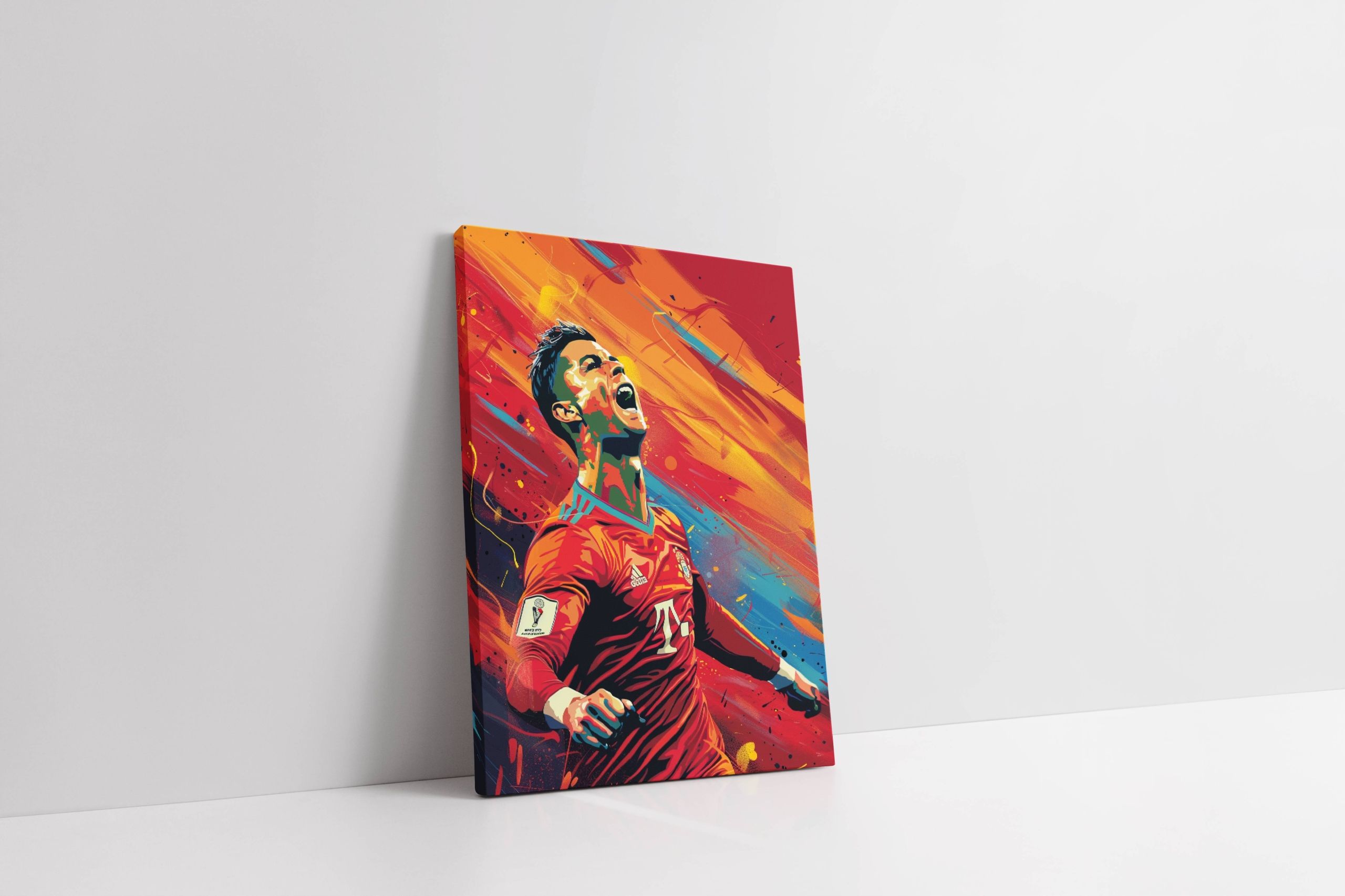 Obraz na płótnie Cristiano Ronaldo CR7 90x120 cm nowoczesny styl