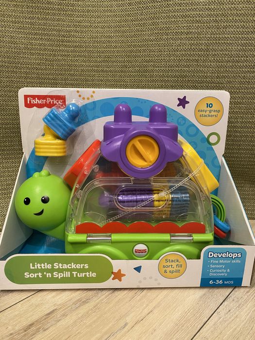 Fisher price сортировщик Sort ´N Spill Turtle