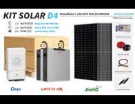 Kit de lítio Deye D4 20 kWh/dia com bateria WeCo 9,4 kWh 95% DOD