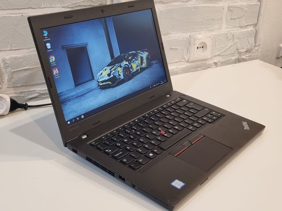 Ноутбук Lenovo L470 RAM:20gb SSD:256gb Intel HD.  Потужний та надійний