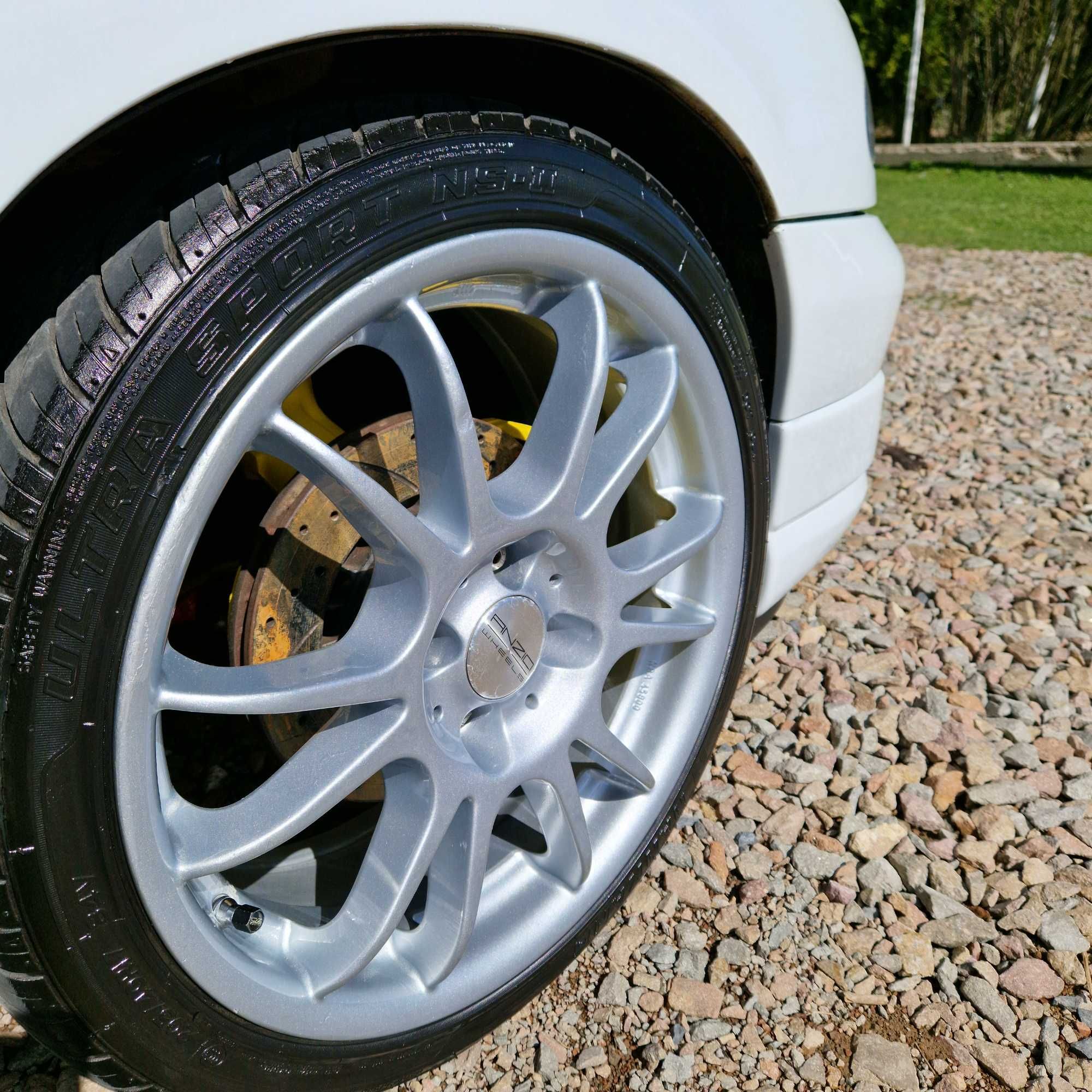 Felgi Anzio 17 cali 4x100 Srebrne Opel