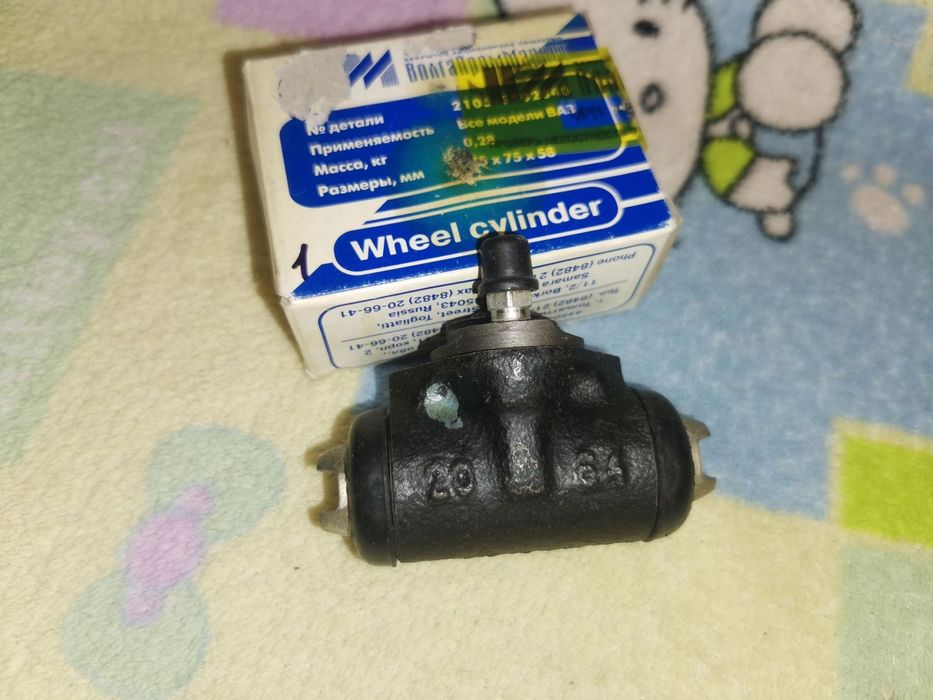 Цилиндр тормозной 2101-07 задний ЗАВОДСКОЙ ВИС Россия выпуск 2008г