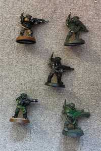 Y - 5x METAL Kasrkin Astra Militarum Imperial Guard warhammer 40k