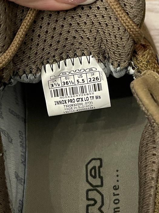 Lowa,Gore-Tex,оригінал,із спорт-матеріалу,розмір 36 1/2,устілка 23,5