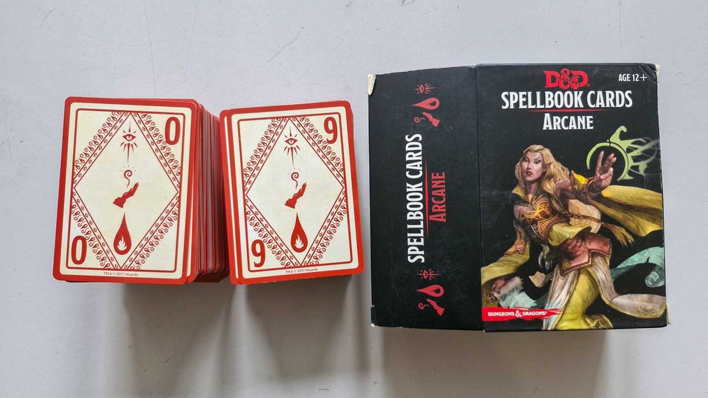 Karty czarów Arcane Wtajemniczeń ENG Dungeons & Dragons
