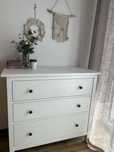 HEMNES IKEA łóżko komoda