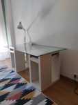 Vendo secretária IKEA | Modular | Tampo de vidro