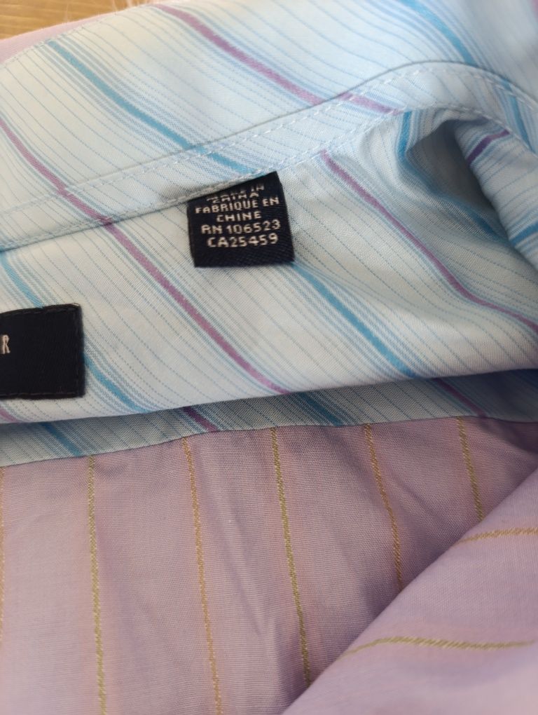 Koszula męska w paski Ted Baker oryginalna bawełna 34 35 xl XXL