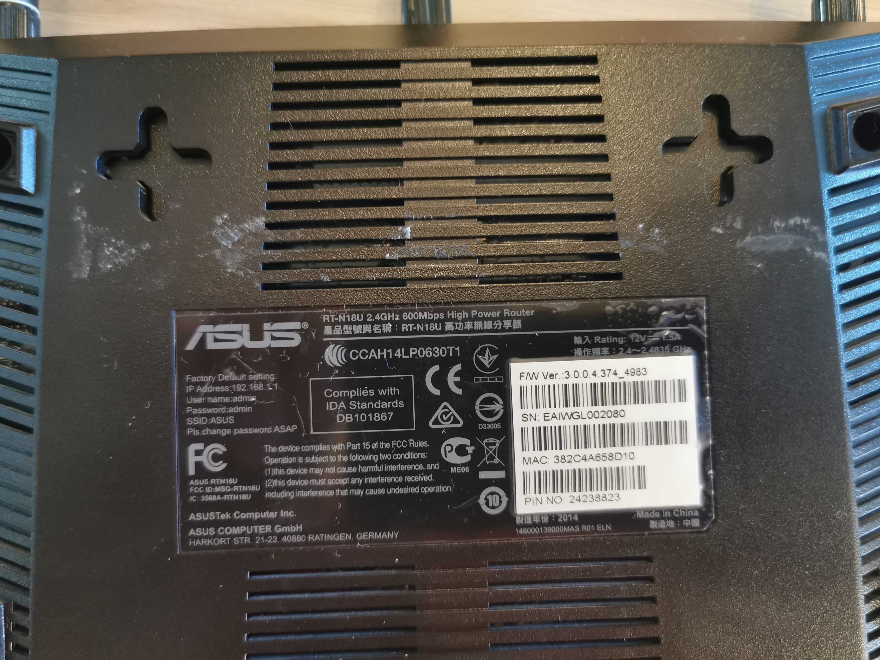 Router bezprzewodowy ASUS RT-N18U