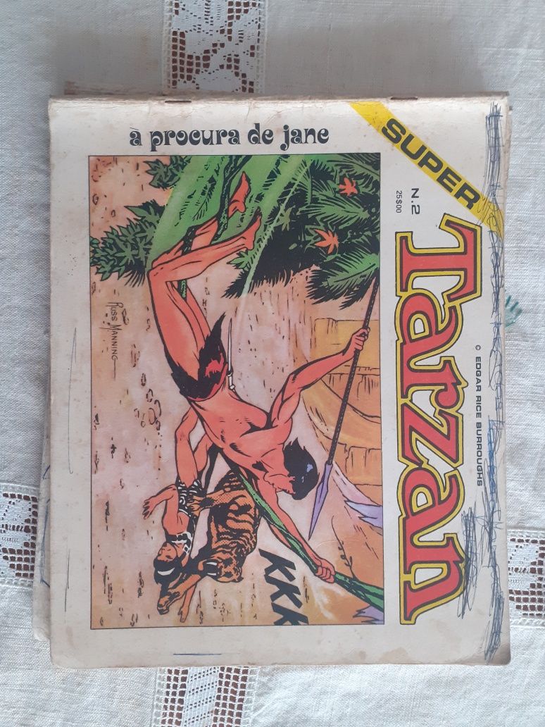 Livros bd tarzan