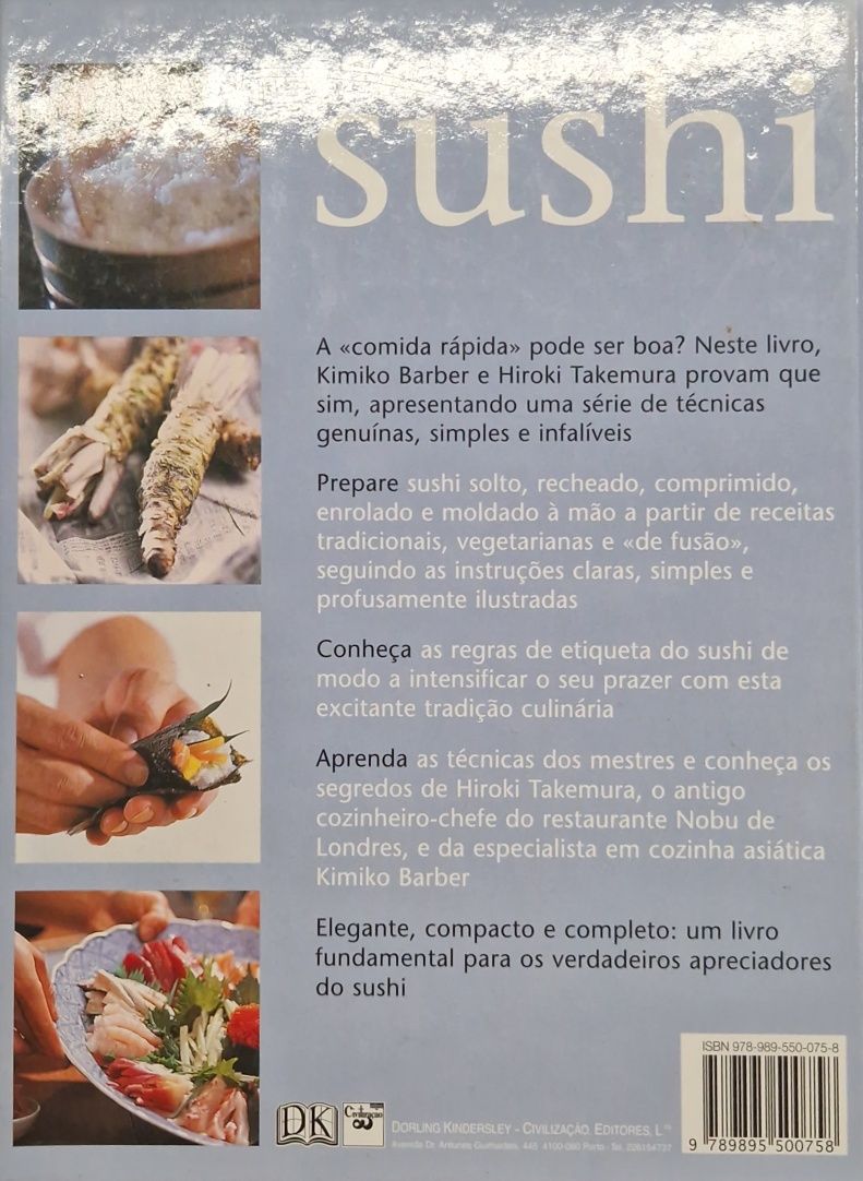Livro confecionar sushi
