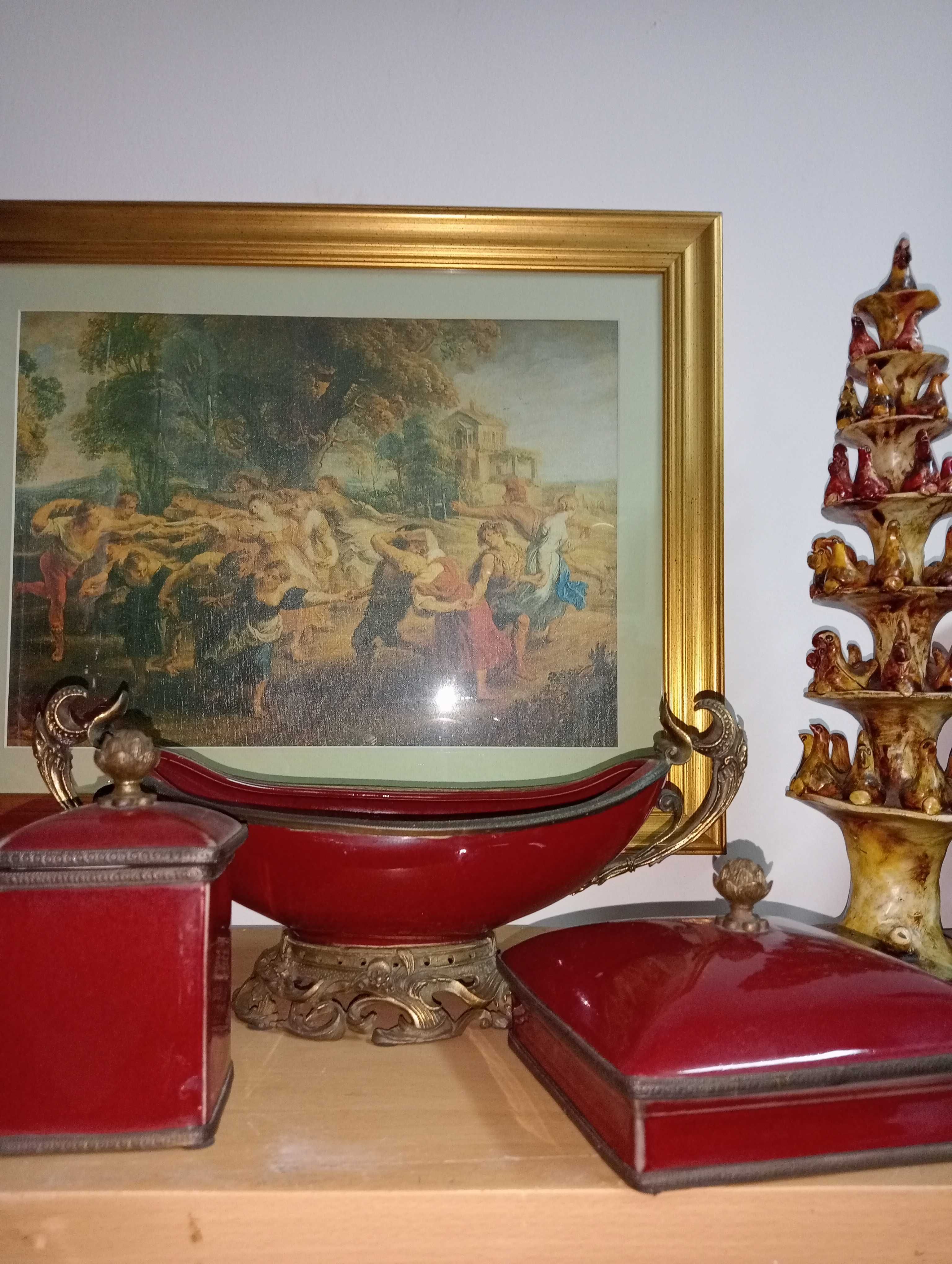 Conjunto sangue de boi