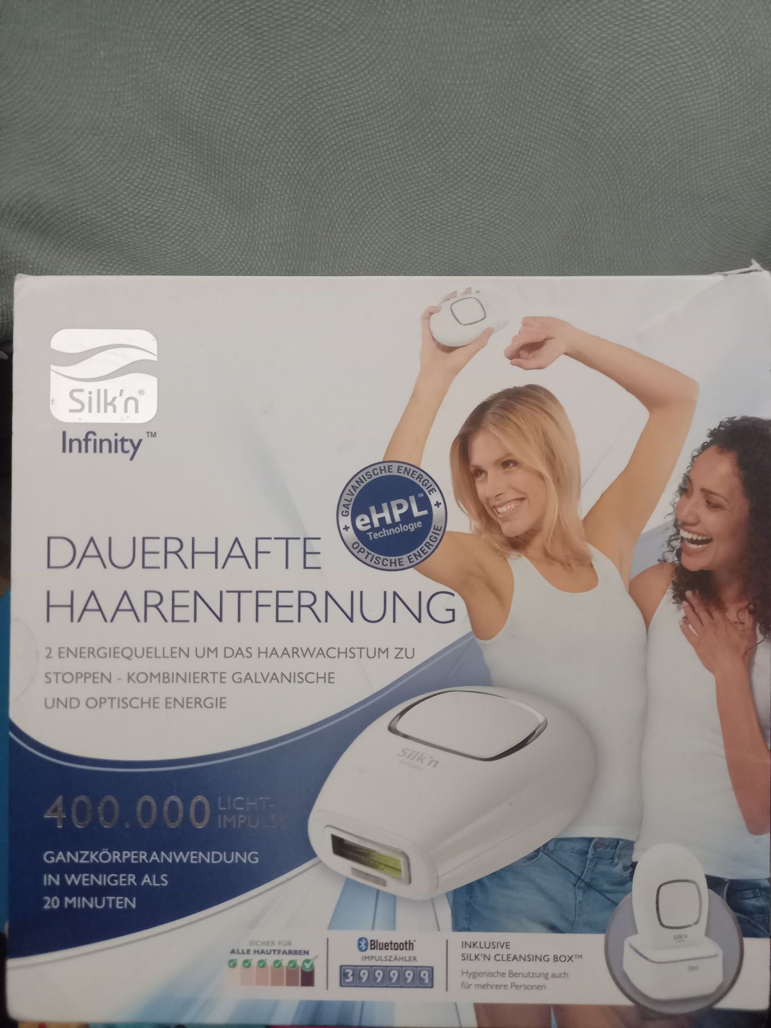 Depilator IPL Silk-in Infinity jak nowy