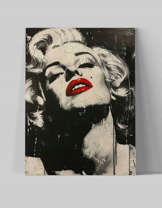Obraz na płótnie Marilyn Monroe 90x120 cm - Styl Pop-Art