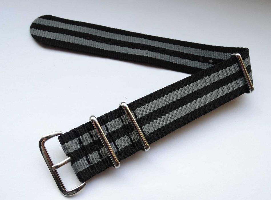 Pasek do zegarka NATO 24mm nylonowy parciany Bond 007