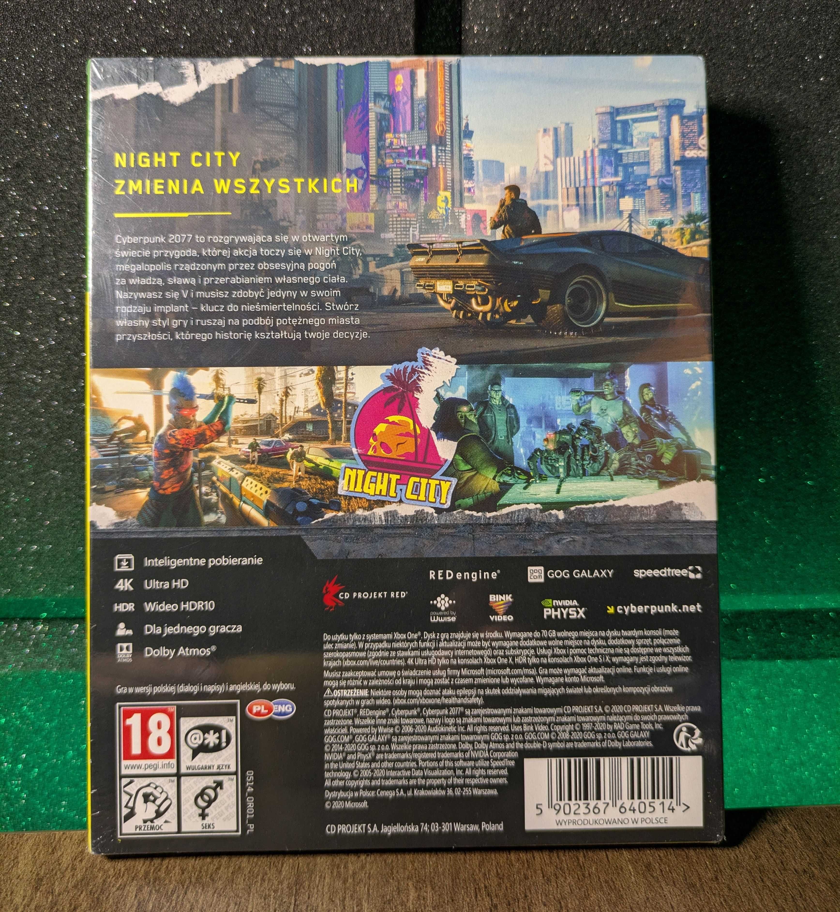 Cyberpunk 2077 Xbox One / Series X - genialna strzelanka RPG PL