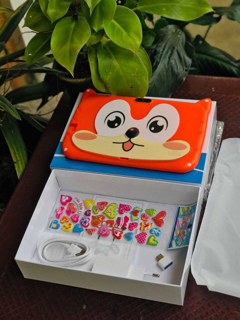 Планшет Детский Kids Tablets 4/64Гб 4000 мАч с защитным чехлом Android