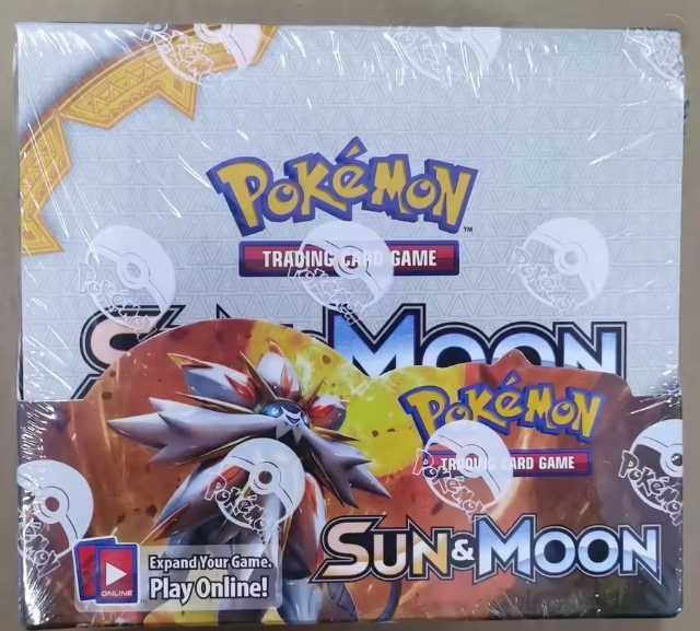 Caixa Pokémon Sun & Moon 36 pacotes