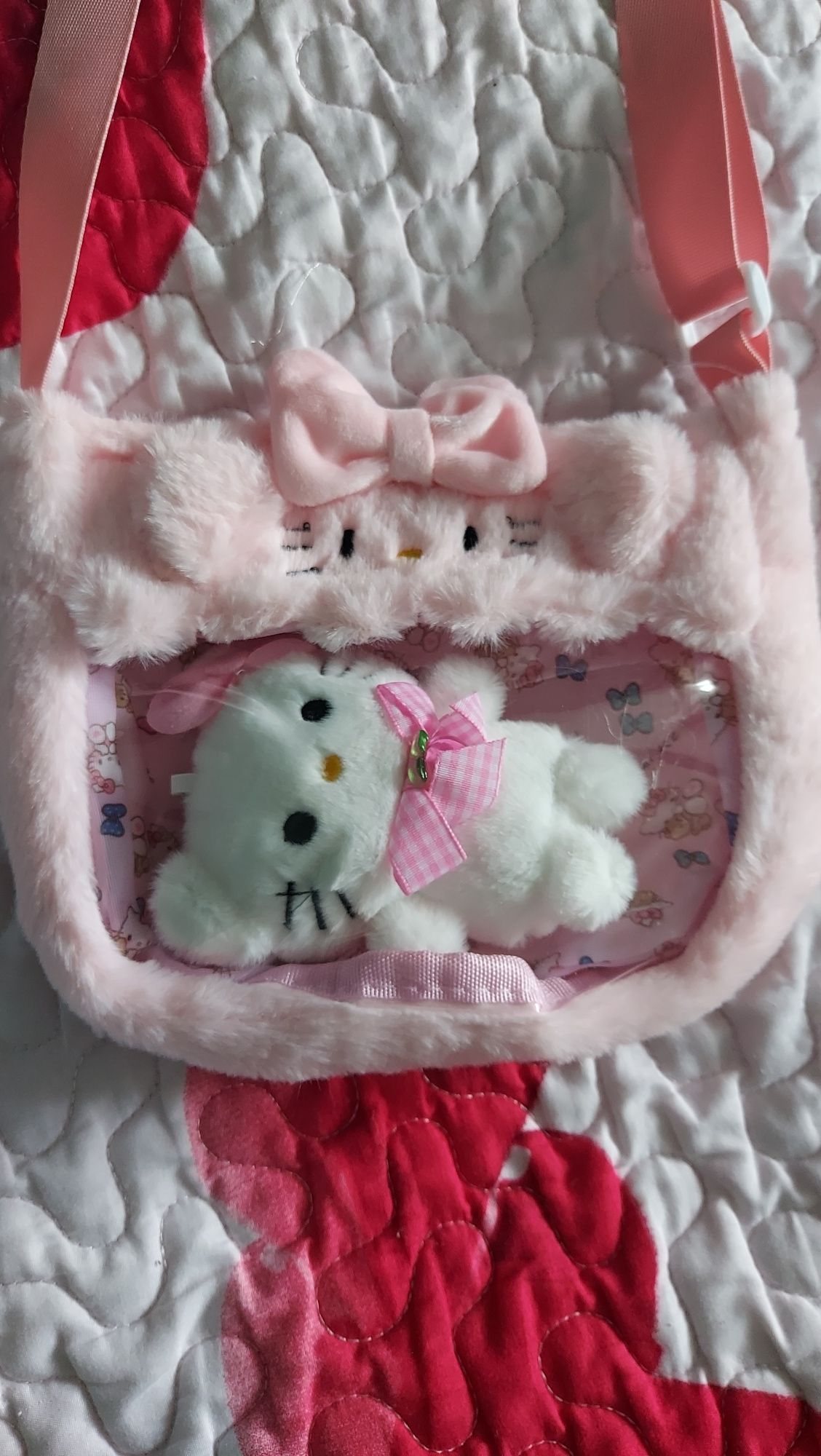 Torebka  z breloczkiem  hello Kitty