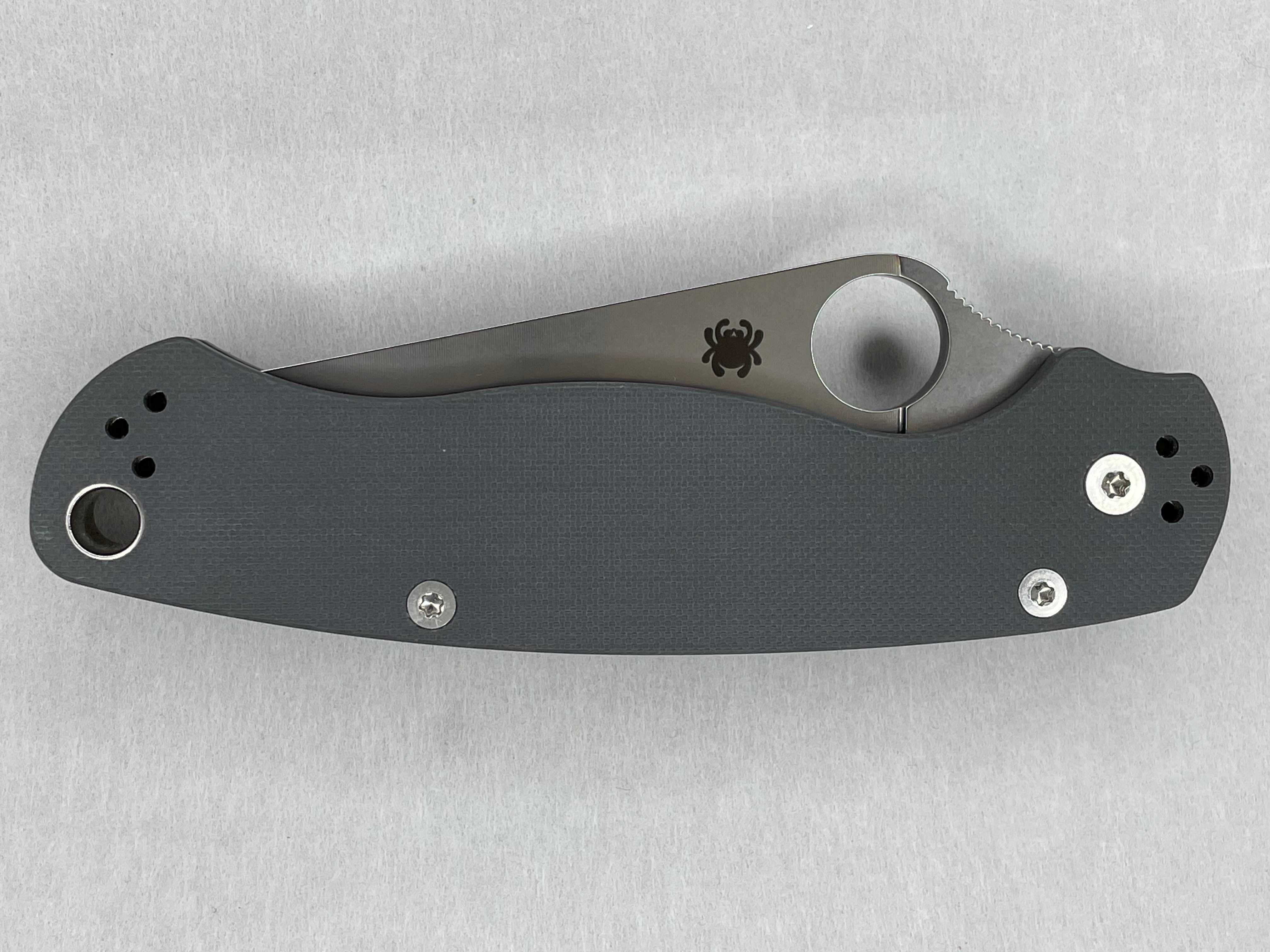 Нож Spyderco Paramilitary 2 Новый Gray Maxamet Оригинал