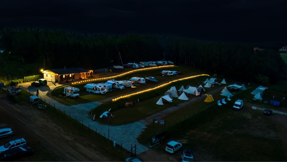 Pole namiotowe Tarasy Kątno pole kempingowe camping