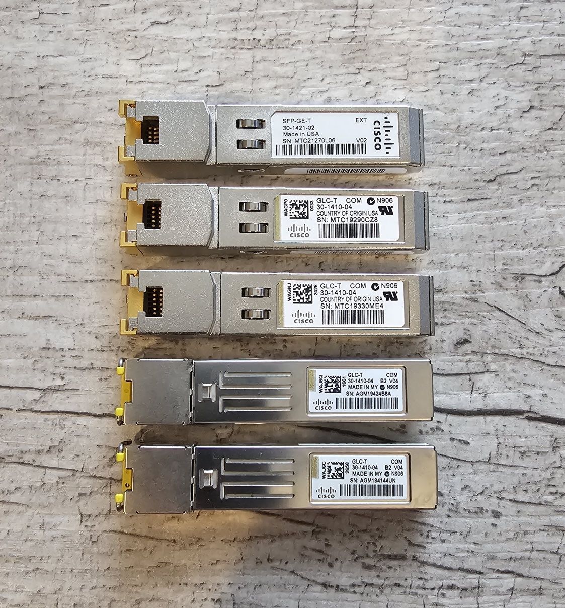 Wkładki Cisco SFP GLC-T, SFP-GE-T