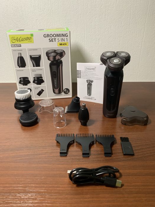Електробритва набір 5в1 Maestro MR-674