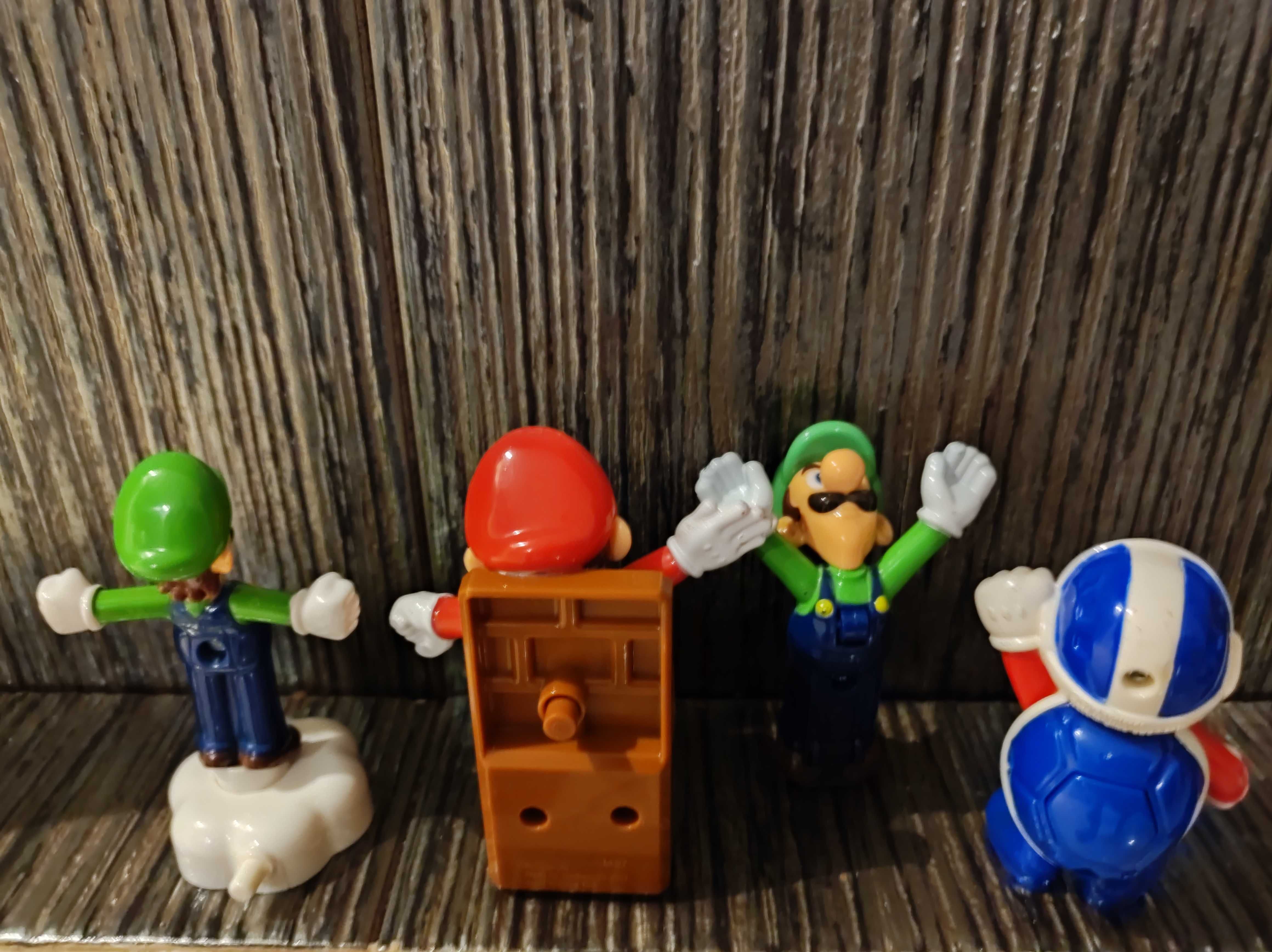 Figurki Super Mario Bros Mcdonald Happy Meal Luigi i Mario 4 sztuki