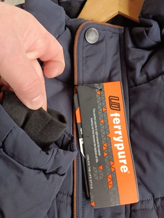 Чоловіча зимова куртка великого розміру