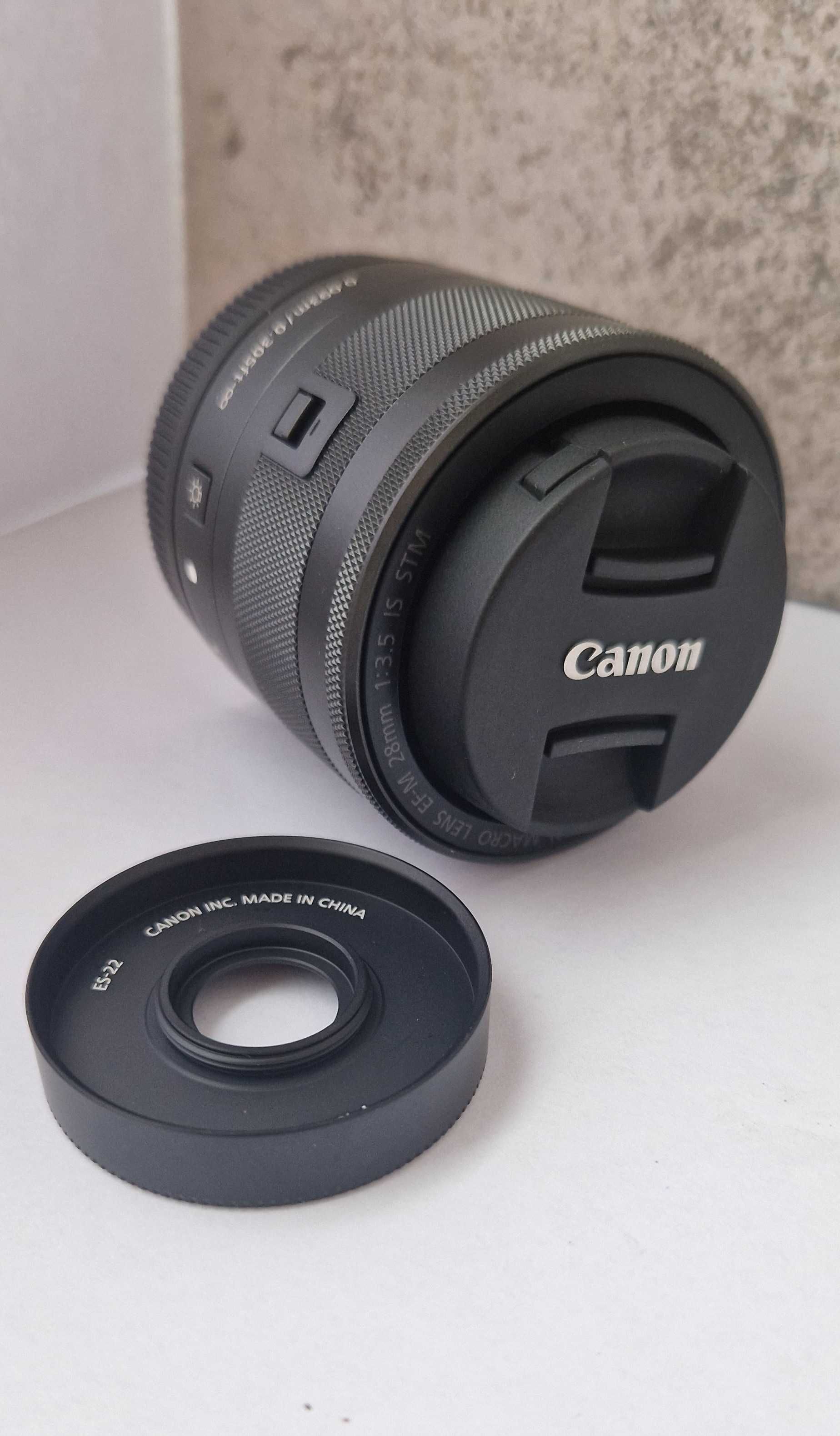 Фотооб'єктив Canon EF M 28 mm, f 3/5 Macro IS STM