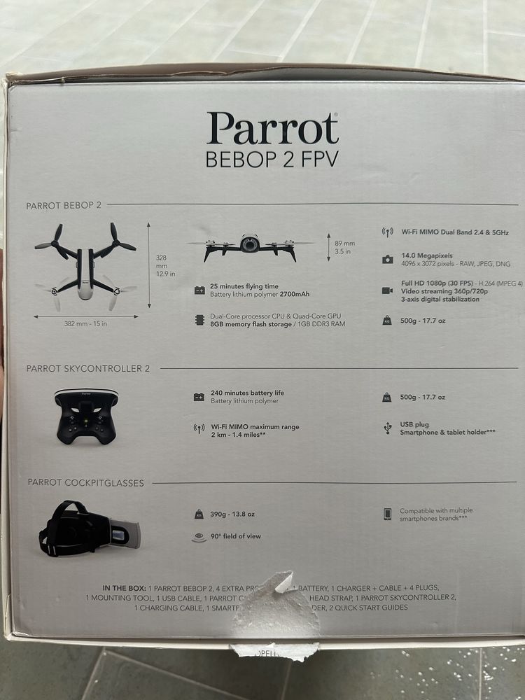Vebdo drone Parrott Bebop2  FPV!