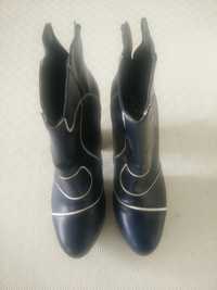 Botas plataforma azuis