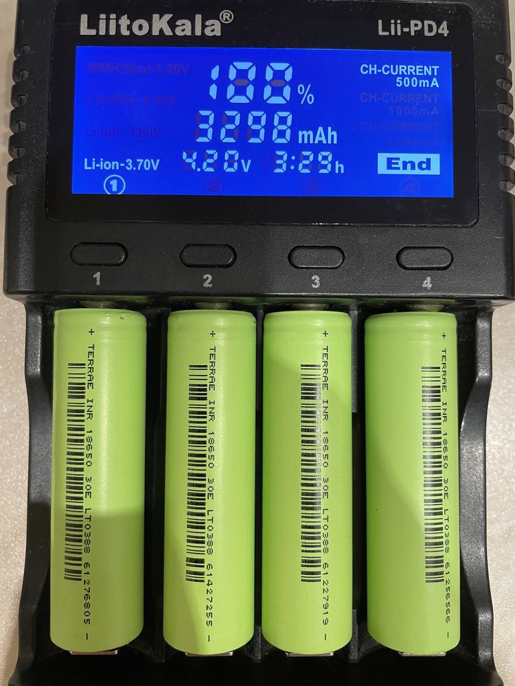 Акумулятори 18650 terrae 30e високострумові 10а 3200 mah Нові!