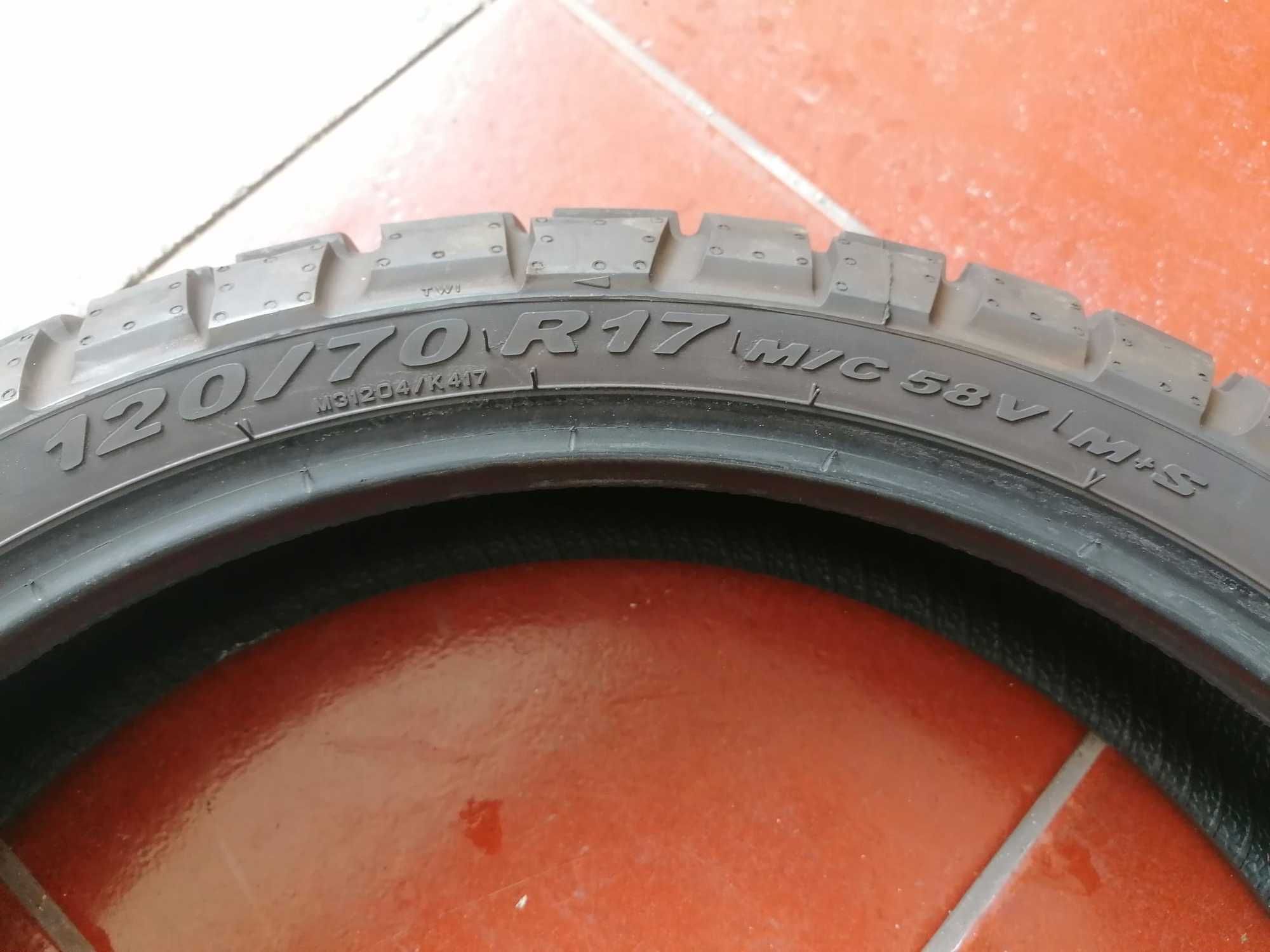 Pneu Pirelli Rally STR 120/70/17 Seminovo